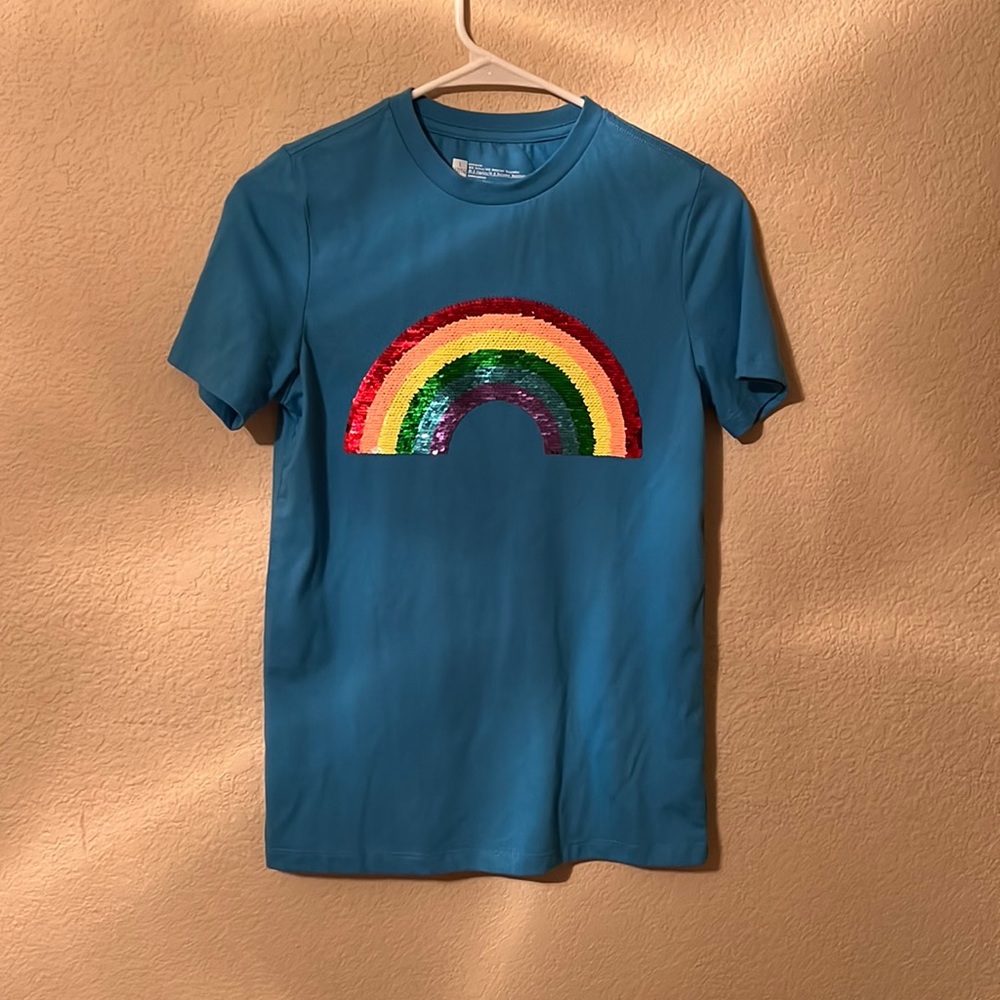 🌈Rainbow Sequin Tee🌈